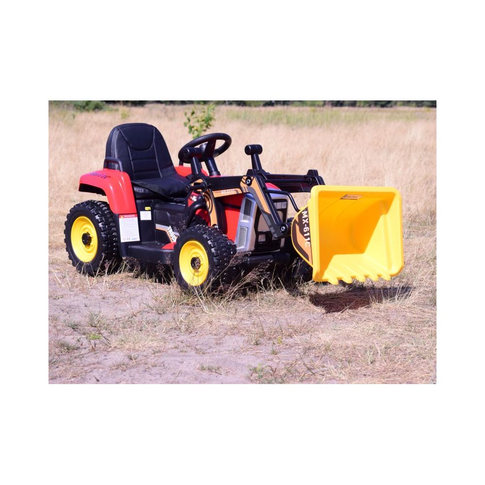 SUPER TRAKTOR BLOW - NA AKUMULATOR Z ŁYŻKĄ, MIĘKKIE KOŁA, MIEKKIE SIEDZENIE, PILOT/XMX611-DIGGER