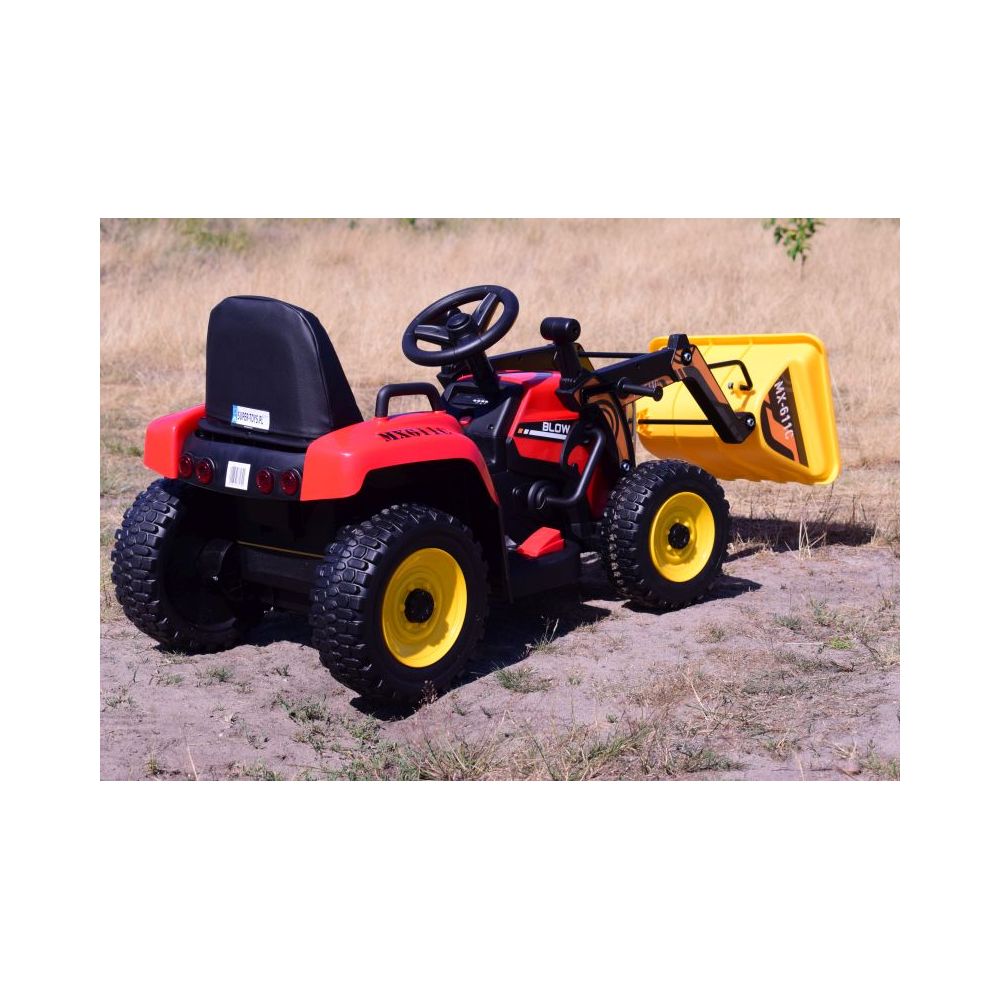 SUPER TRAKTOR BLOW - NA AKUMULATOR Z ŁYŻKĄ, MIĘKKIE KOŁA, MIEKKIE SIEDZENIE, PILOT/XMX611-DIGGER