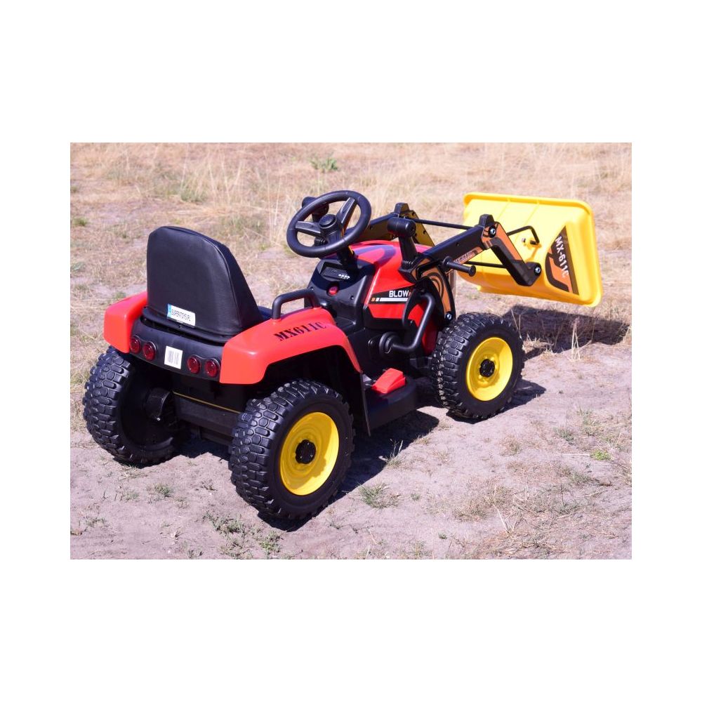 SUPER TRAKTOR BLOW - NA AKUMULATOR Z ŁYŻKĄ, MIĘKKIE KOŁA, MIEKKIE SIEDZENIE, PILOT/XMX611-DIGGER