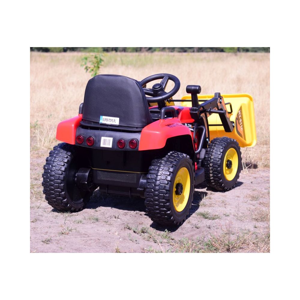 SUPER TRAKTOR BLOW - NA AKUMULATOR Z ŁYŻKĄ, MIĘKKIE KOŁA, MIEKKIE SIEDZENIE, PILOT/XMX611-DIGGER