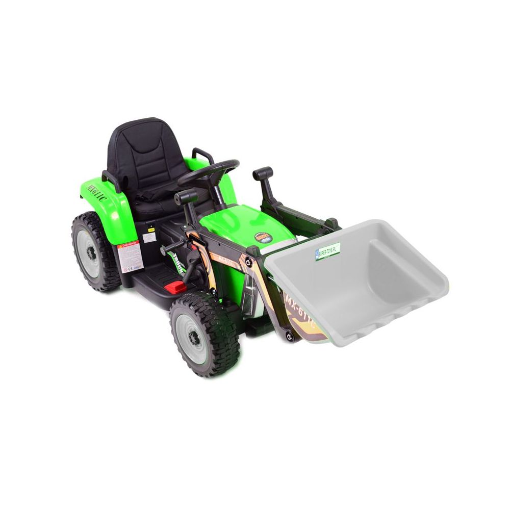 SUPER TRAKTOR BLOW - NA AKUMULATOR Z ŁYŻKĄ, MIĘKKIE KOŁA, MIEKKIE SIEDZENIE, PILOT/XMX611-DIGGER