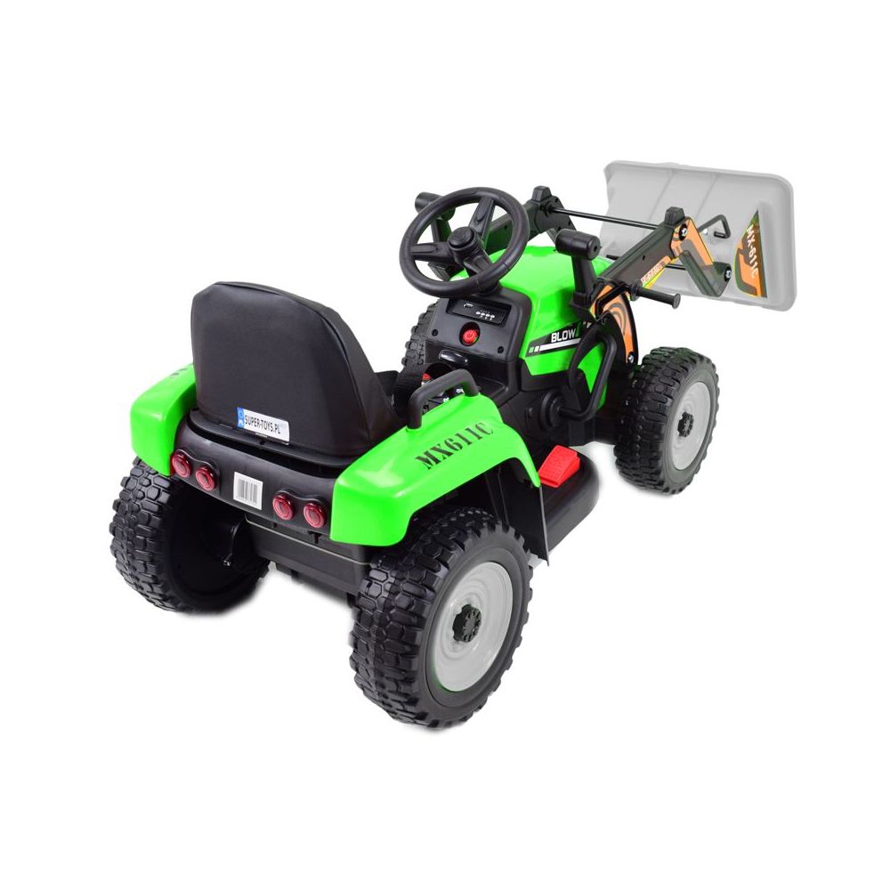 SUPER TRAKTOR BLOW - NA AKUMULATOR Z ŁYŻKĄ, MIĘKKIE KOŁA, MIEKKIE SIEDZENIE, PILOT/XMX611-DIGGER