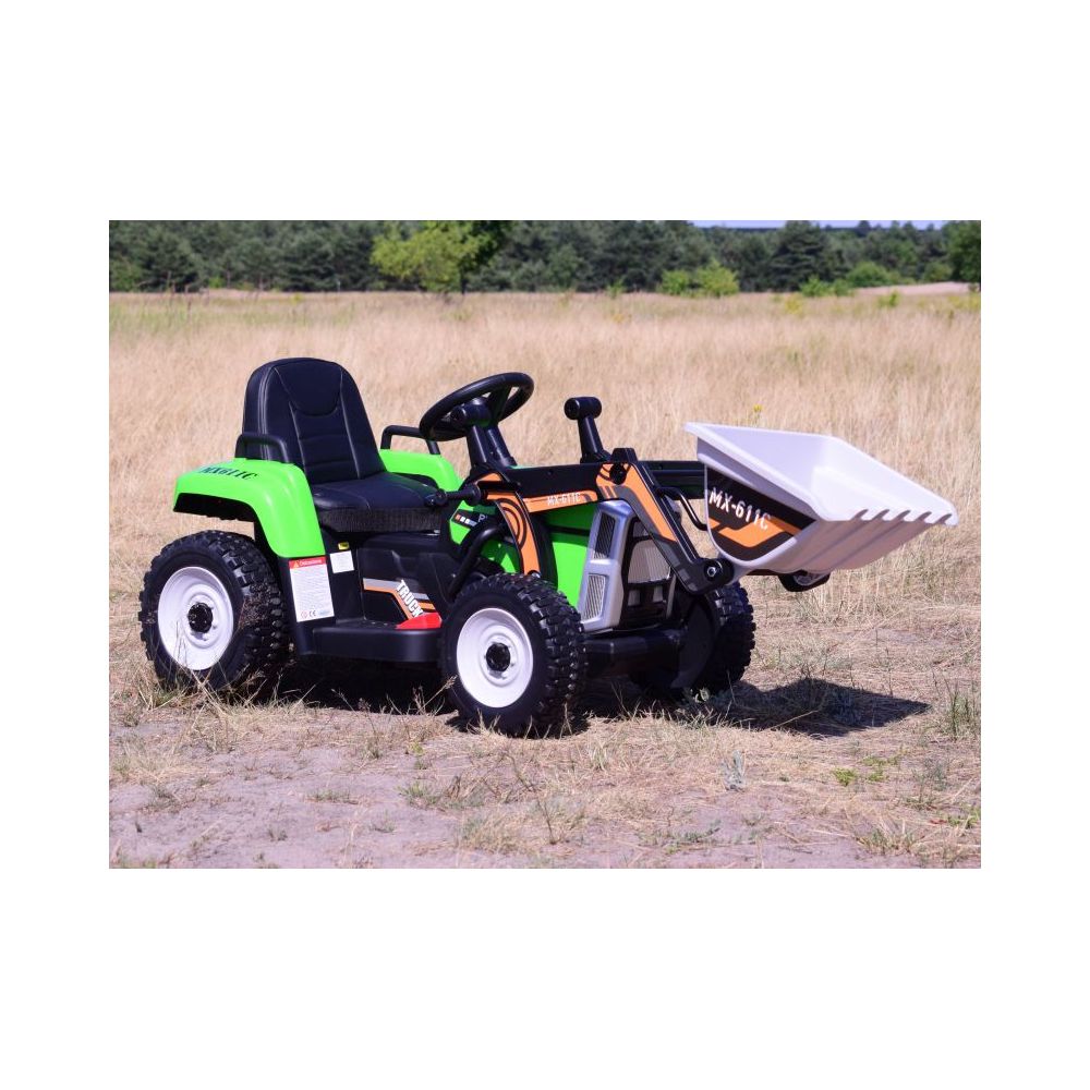 SUPER TRAKTOR BLOW – AKUMULIATORINIS SU KASĖLE, MINKŠTI RATAI, MINKŠTA SĖDYNĖ, NUOTOLINIO VALDYMO PULTAS/XMX611-DIGGER