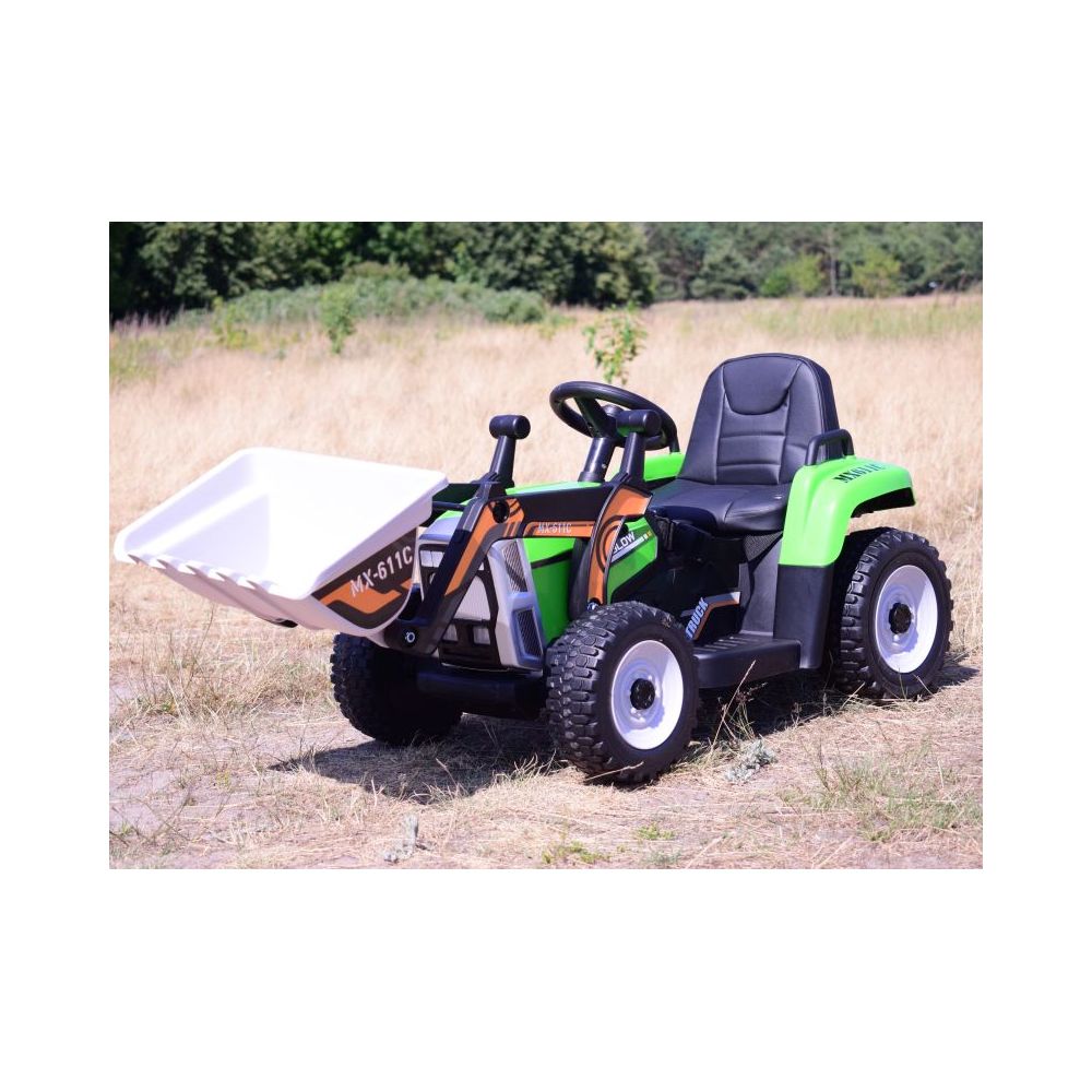 SUPER TRAKTOR BLOW – AKUMULIATORINIS SU KASĖLE, MINKŠTI RATAI, MINKŠTA SĖDYNĖ, NUOTOLINIO VALDYMO PULTAS/XMX611-DIGGER