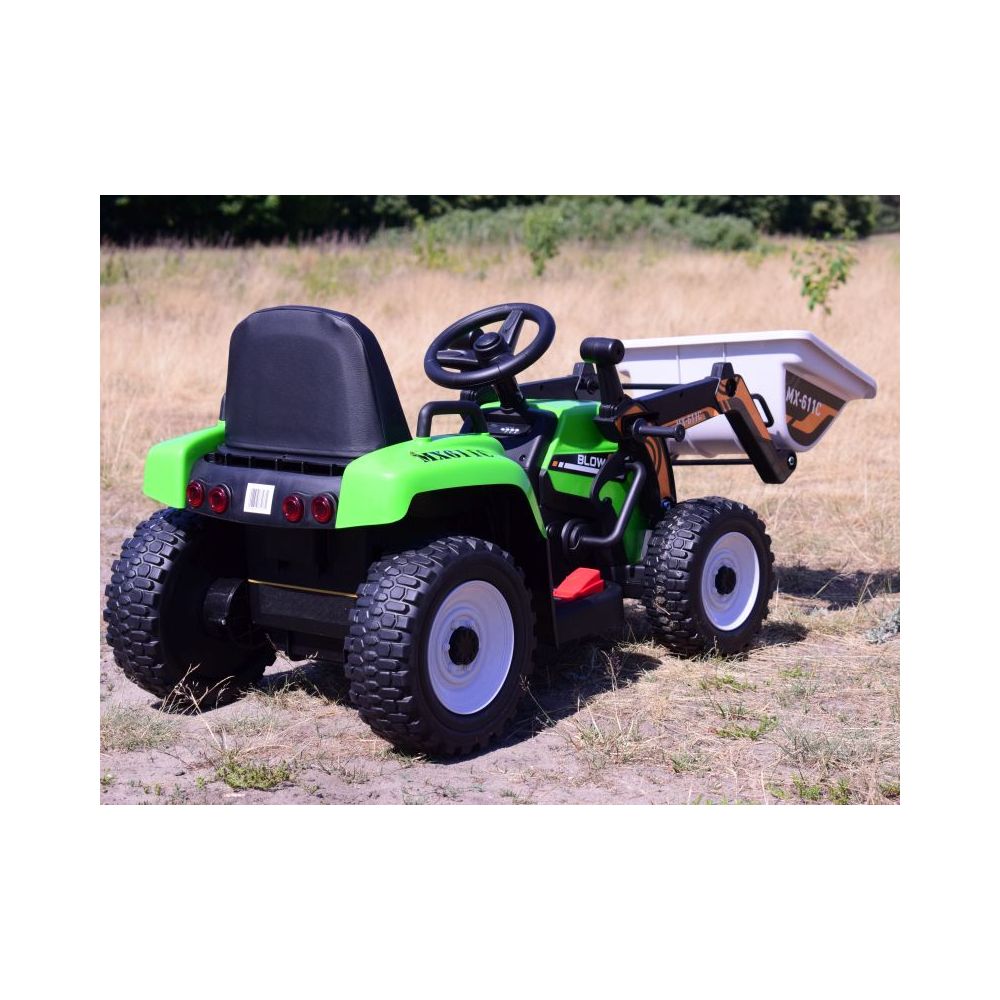 SUPER TRAKTOR BLOW - NA AKUMULATOR Z ŁYŻKĄ, MIĘKKIE KOŁA, MIEKKIE SIEDZENIE, PILOT/XMX611-DIGGER