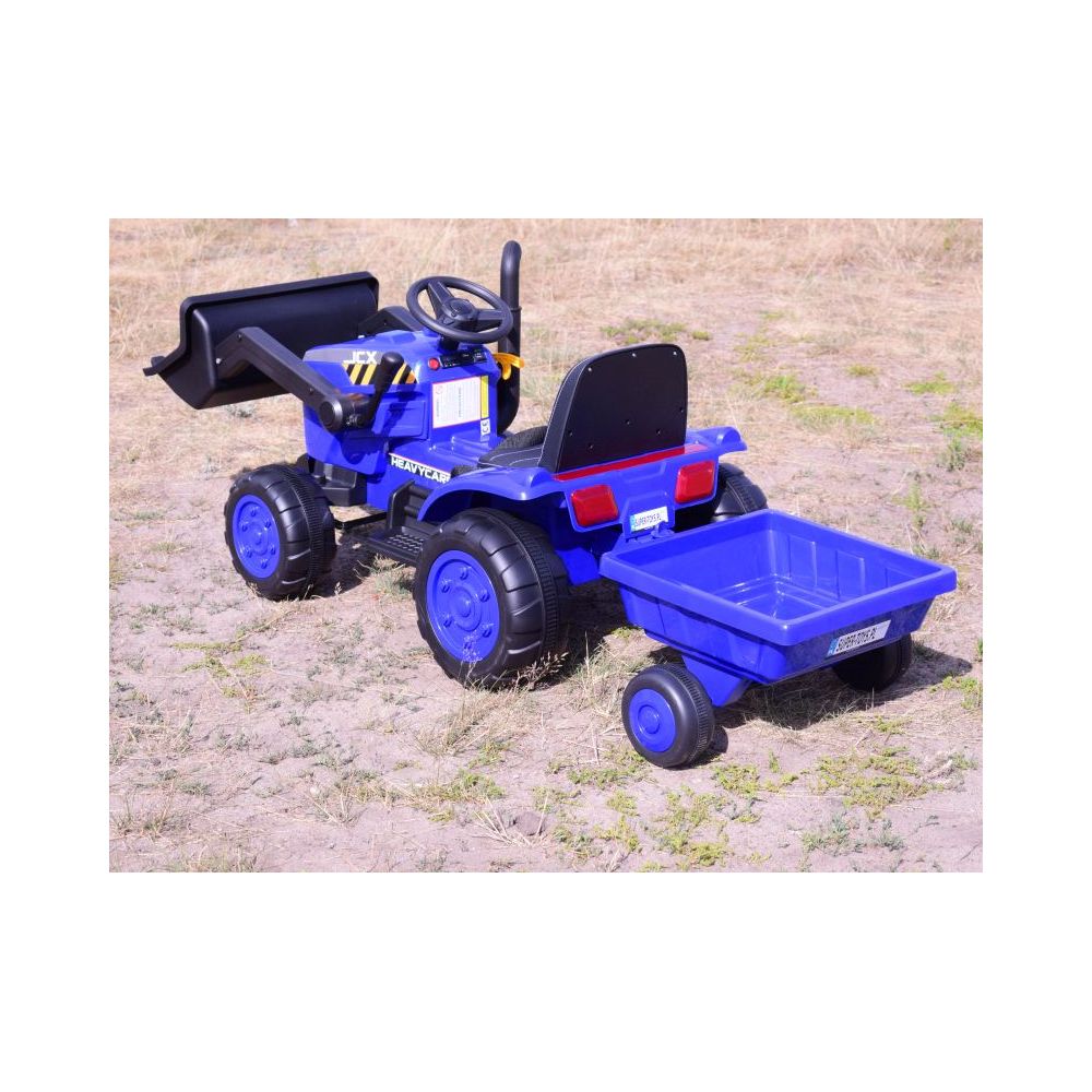 TRAKTOR NA AKUMULATOR Z PRZYCZEPĄ - JCX, PILOT/S-617