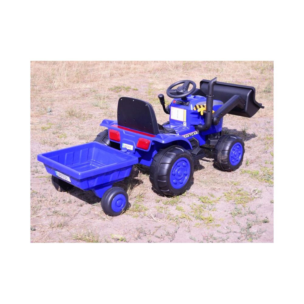 TRAKTOR NA AKUMULATOR Z PRZYCZEPĄ - JCX, PILOT/S-617