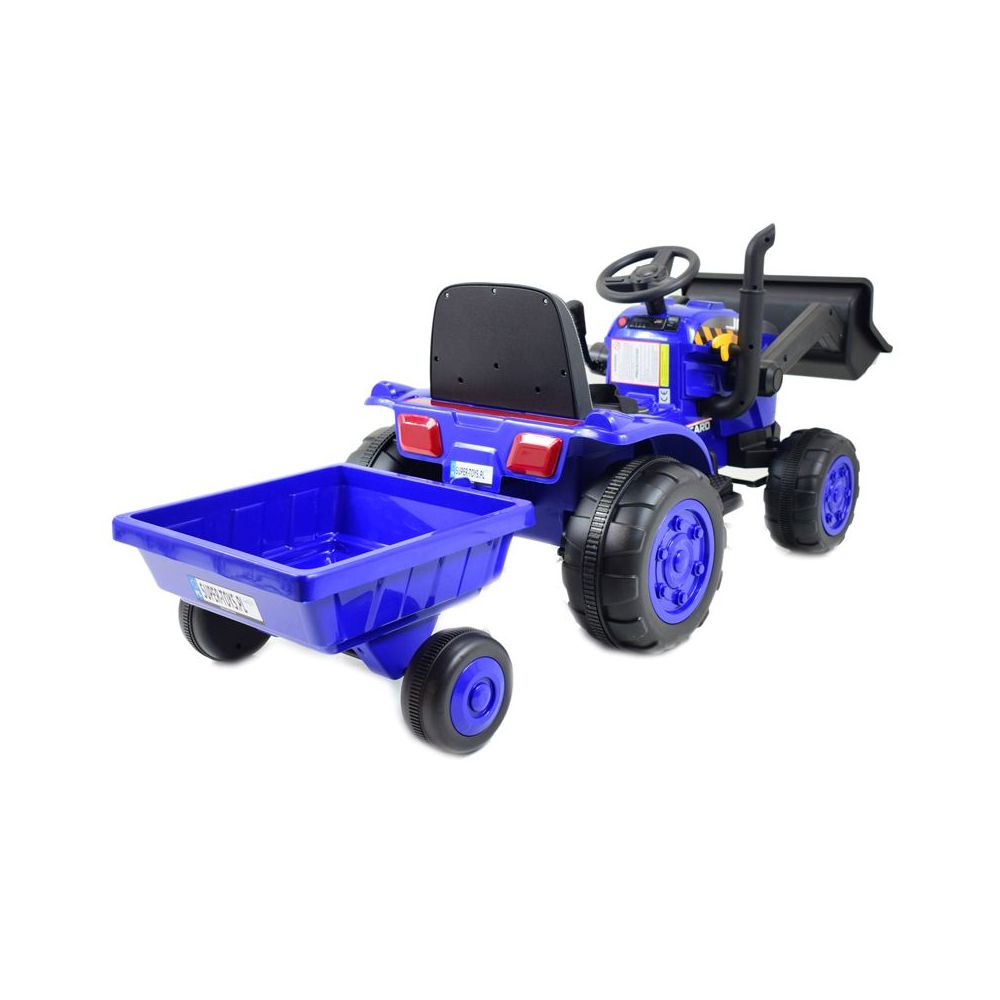 TRAKTOR NA AKUMULATOR Z PRZYCZEPĄ - JCX, PILOT/S-617