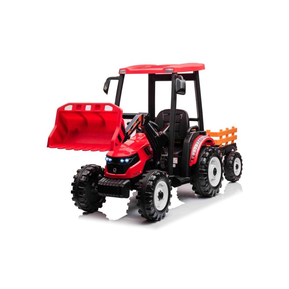 OLBRZYMI TRAKTOR NA AKUMULATOR Z PRZYCZEPĄ 24 V, 400W, PILOT/JS-3158B-24V