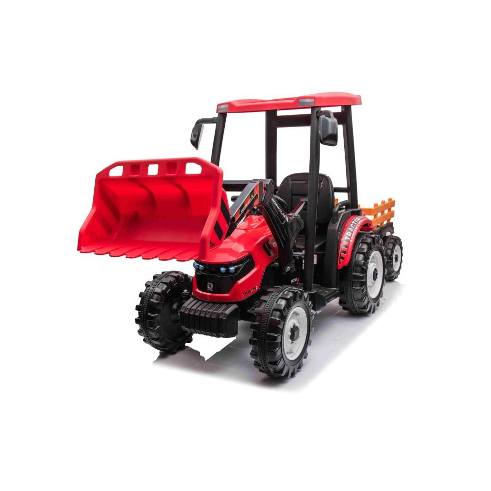 OLBRZYMI TRAKTOR NA AKUMULATOR Z PRZYCZEPĄ 24 V, 400W, PILOT/JS-3158B-24V