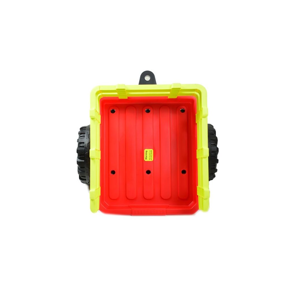 SUPER TRAKTOR FAST NA AKUMULATOR Z PRZYCZEPĄ, MIĘKKIE KOŁA, MIĘKKIE SIEDZENIE, PILOT/JC005