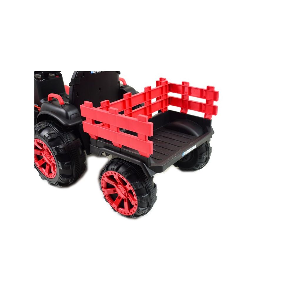 WIELKI TRAKTOR NA AKUMULATOR Z PRZYCZEPĄ "POWER 06", MIĘKKIE SIEDZENIE/WH-777