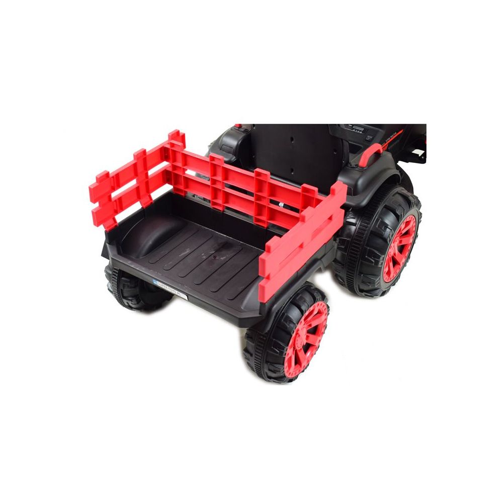 WIELKI TRAKTOR NA AKUMULATOR Z PRZYCZEPĄ "POWER 06", MIĘKKIE SIEDZENIE/WH-777
