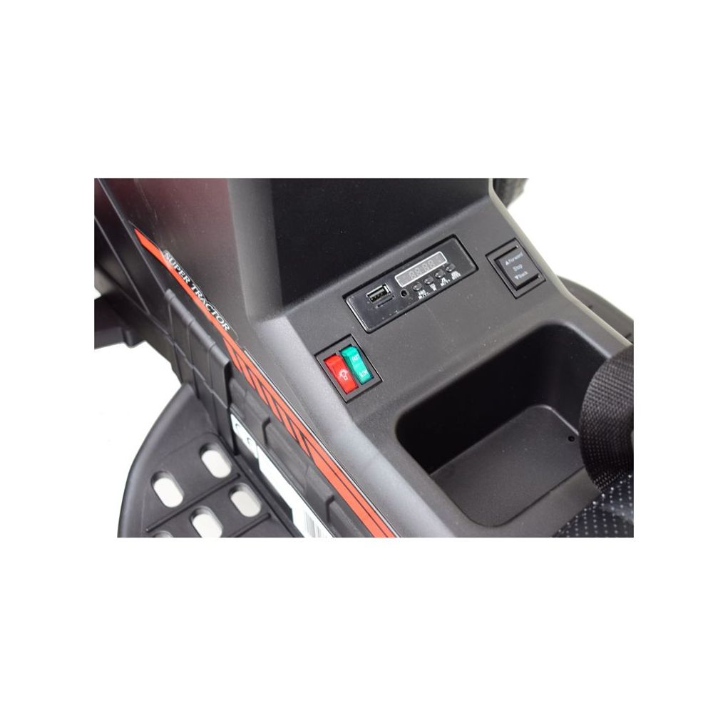 WIELKI TRAKTOR NA AKUMULATOR Z PRZYCZEPĄ "POWER 06", MIĘKKIE SIEDZENIE/WH-777
