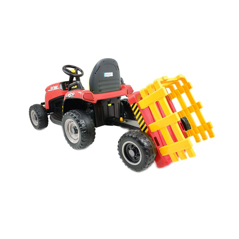 SUPER TRAKTOR LABOR- NA AKUMULATOR Z PRZYCZEPĄ I KIPREM/BBH030