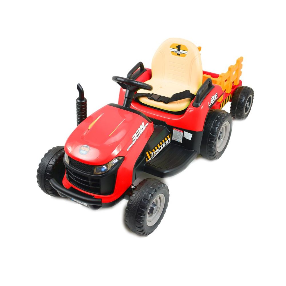 SUPER TRAKTOR LABOR- NA AKUMULATOR Z PRZYCZEPĄ I KIPREM/BBH030