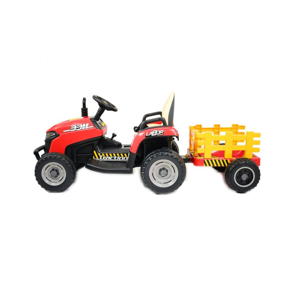 SUPER TRAKTOR LABOR- NA AKUMULATOR Z PRZYCZEPĄ I KIPREM/BBH030