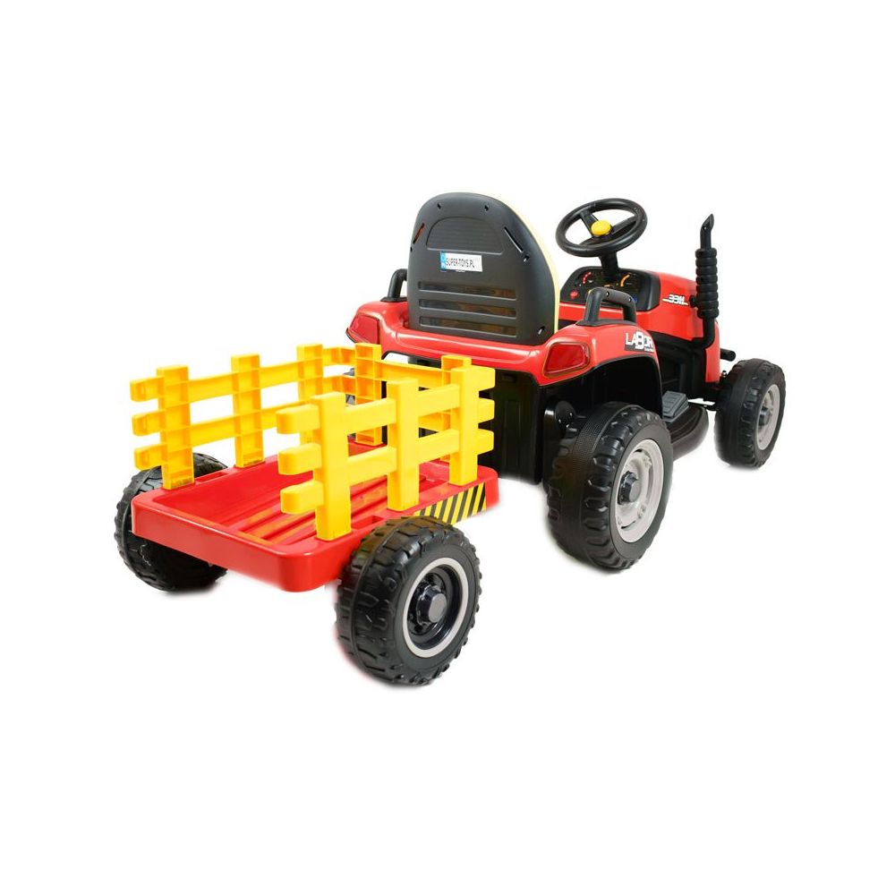 SUPER TRAKTOR LABOR- NA AKUMULATOR Z PRZYCZEPĄ I KIPREM/BBH030