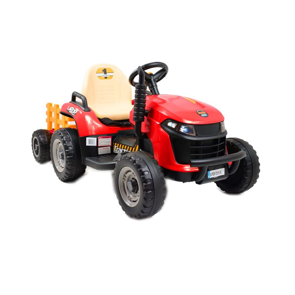 SUPER TRAKTOR LABOR- NA AKUMULATOR Z PRZYCZEPĄ I KIPREM/BBH030