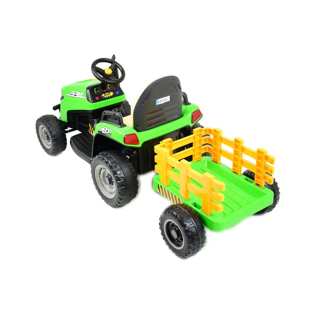 SUPER TRAKTOR LABOR- NA AKUMULATOR Z PRZYCZEPĄ I KIPREM/BBH030
