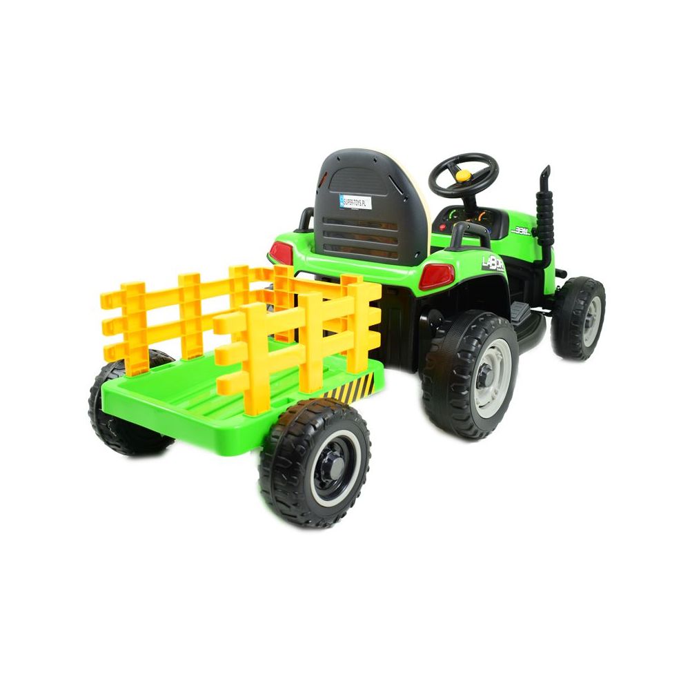 SUPER TRAKTOR LABOR- NA AKUMULATOR Z PRZYCZEPĄ I KIPREM/BBH030