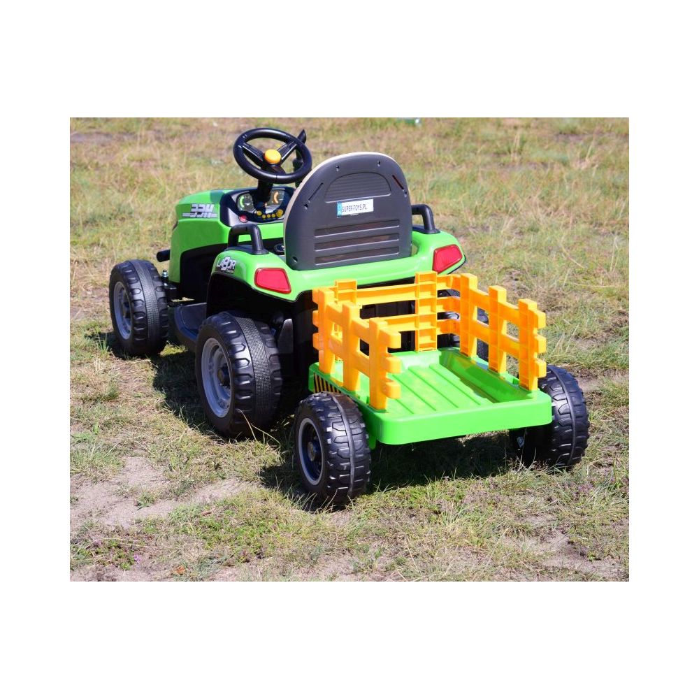 SUPER TRAKTOR LABOR- NA AKUMULATOR Z PRZYCZEPĄ I KIPREM/BBH030