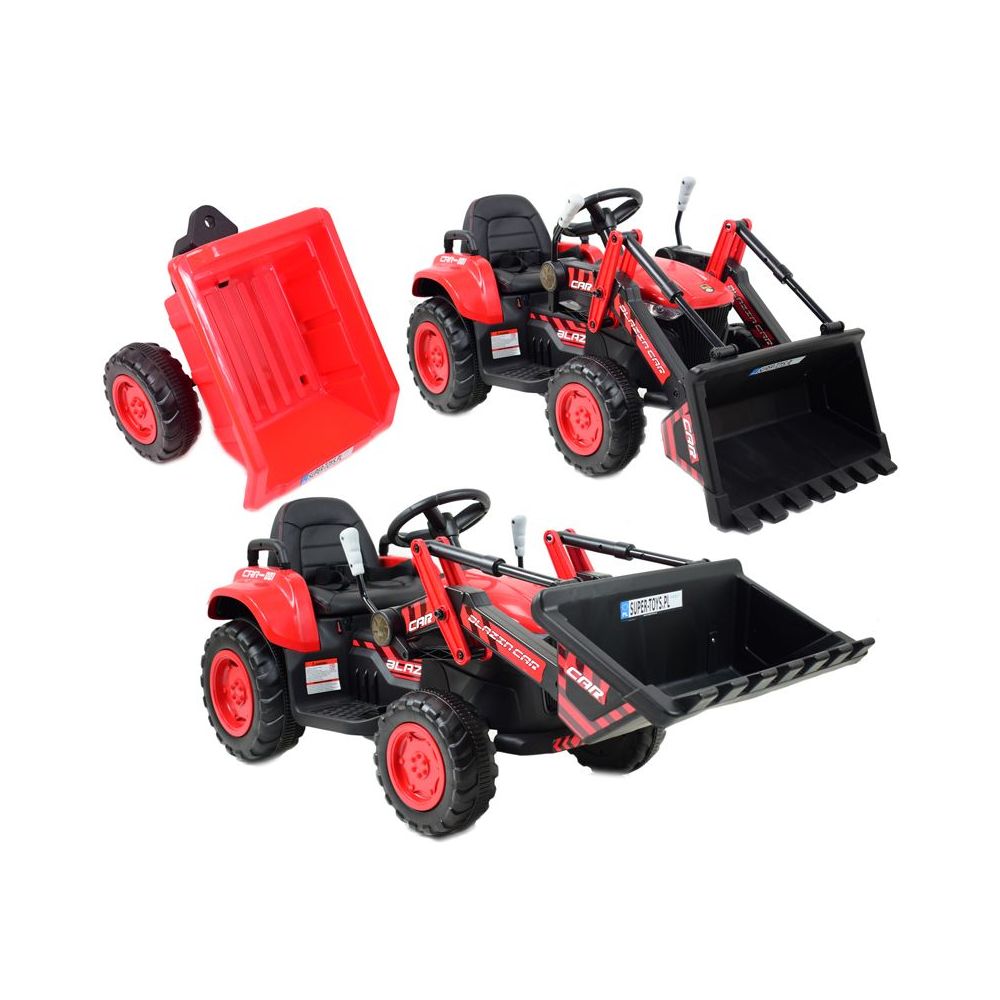 SUPER TRAKTOR+ BLAZIN BULDOZERIS – VEIKIA SU AKUMULIATORIUMI NUOTOLINIO VALDYMO PULTAS/BW-X002A