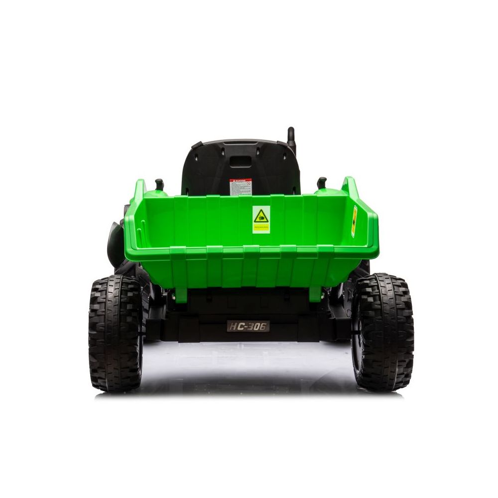OLBRZYMI TRAKTOR 24 V Z PRZYCZEPĄ I ELEKTRYCZNIE PODNOSZONYM KIPREM SUPER JAKOŚĆ/HC306