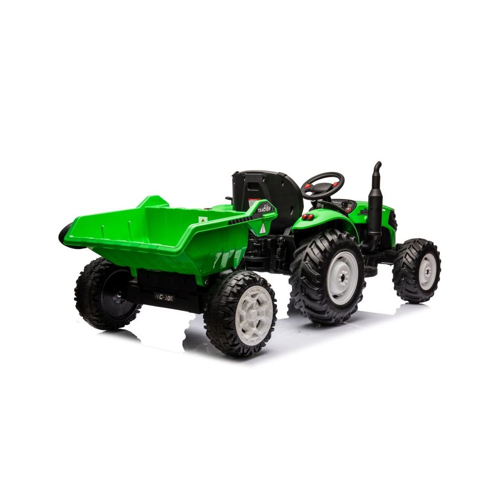 OLBRZYMI TRAKTOR 24 V Z PRZYCZEPĄ I ELEKTRYCZNIE PODNOSZONYM KIPREM SUPER JAKOŚĆ/HC306
