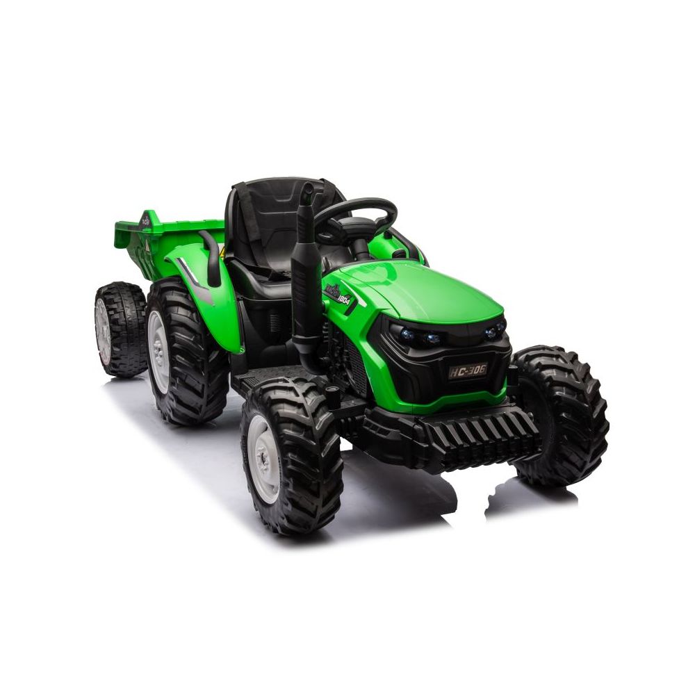 OLBRZYMI TRAKTOR 24 V Z PRZYCZEPĄ I ELEKTRYCZNIE PODNOSZONYM KIPREM SUPER JAKOŚĆ/HC306