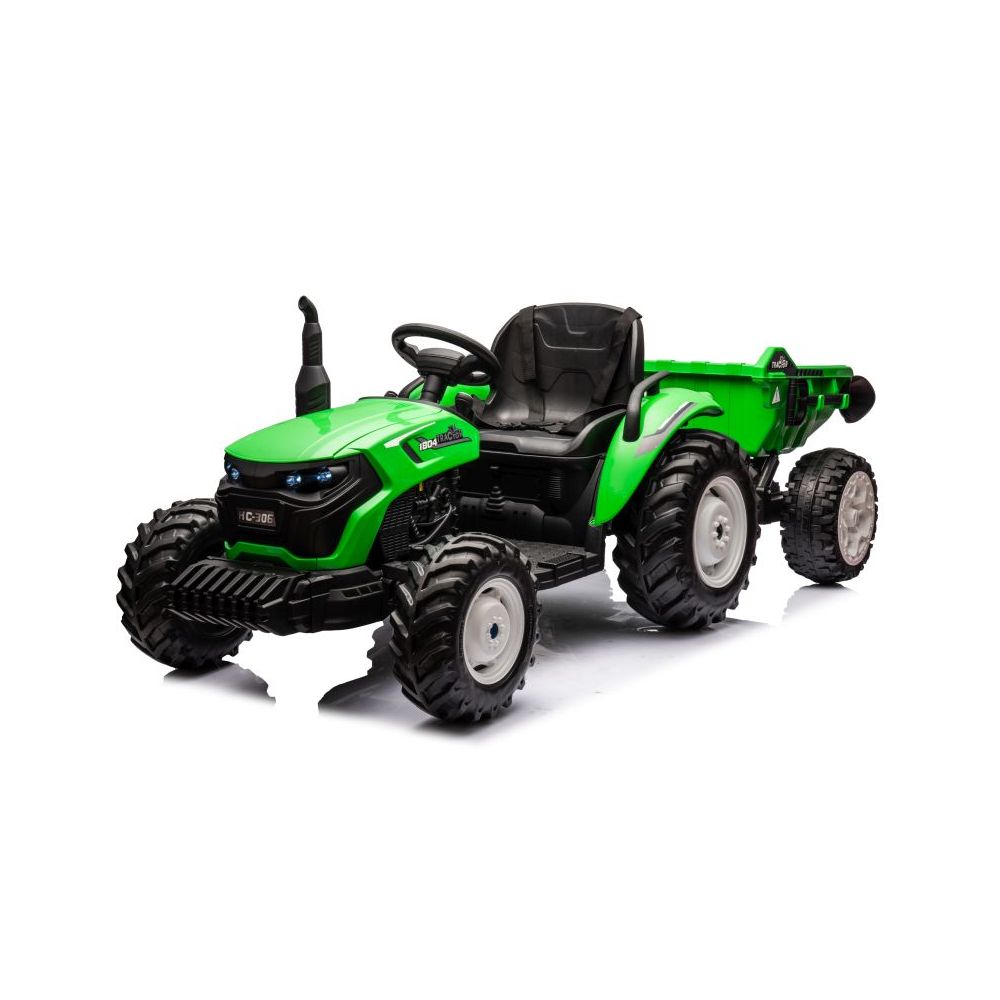 OLBRZYMI TRAKTOR 24 V Z PRZYCZEPĄ I ELEKTRYCZNIE PODNOSZONYM KIPREM SUPER JAKOŚĆ/HC306