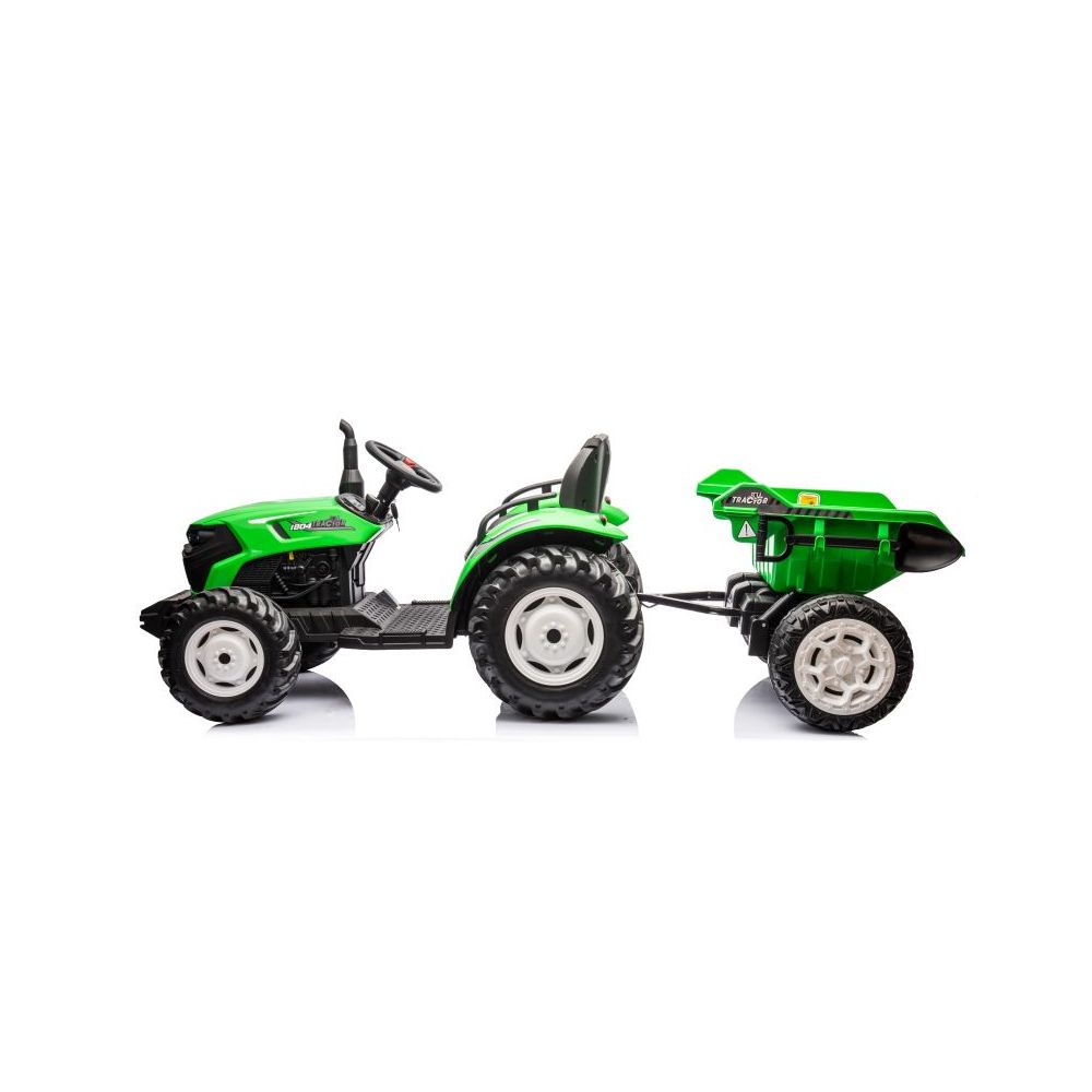 OLBRZYMI TRAKTOR 24 V Z PRZYCZEPĄ I ELEKTRYCZNIE PODNOSZONYM KIPREM SUPER JAKOŚĆ/HC306