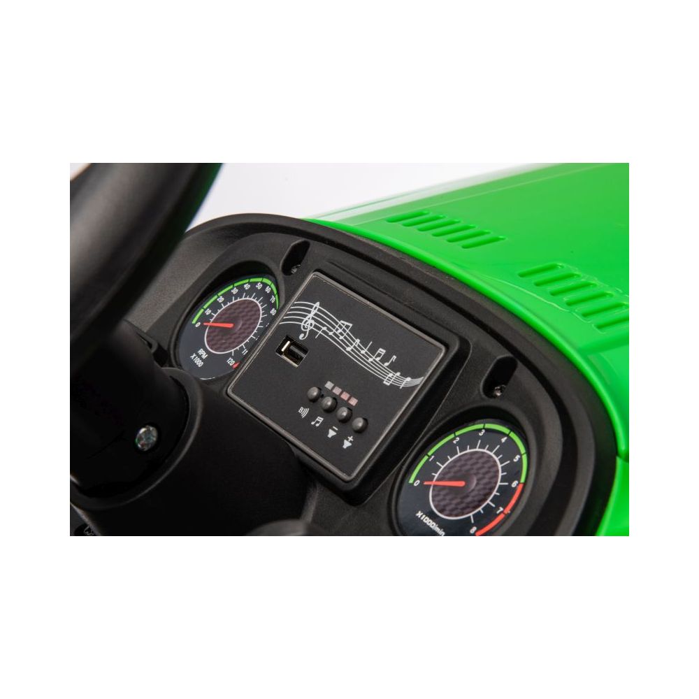 OLBRZYMI TRAKTOR 24 V Z PRZYCZEPĄ I ELEKTRYCZNIE PODNOSZONYM KIPREM SUPER JAKOŚĆ/HC306