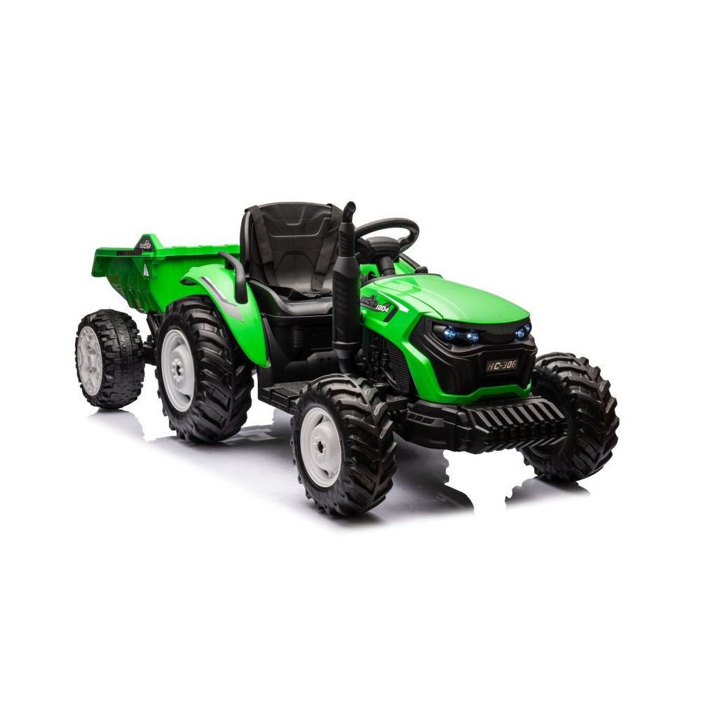 OLBRZYMI TRAKTOR 24 V Z PRZYCZEPĄ I ELEKTRYCZNIE PODNOSZONYM KIPREM SUPER JAKOŚĆ/HC306