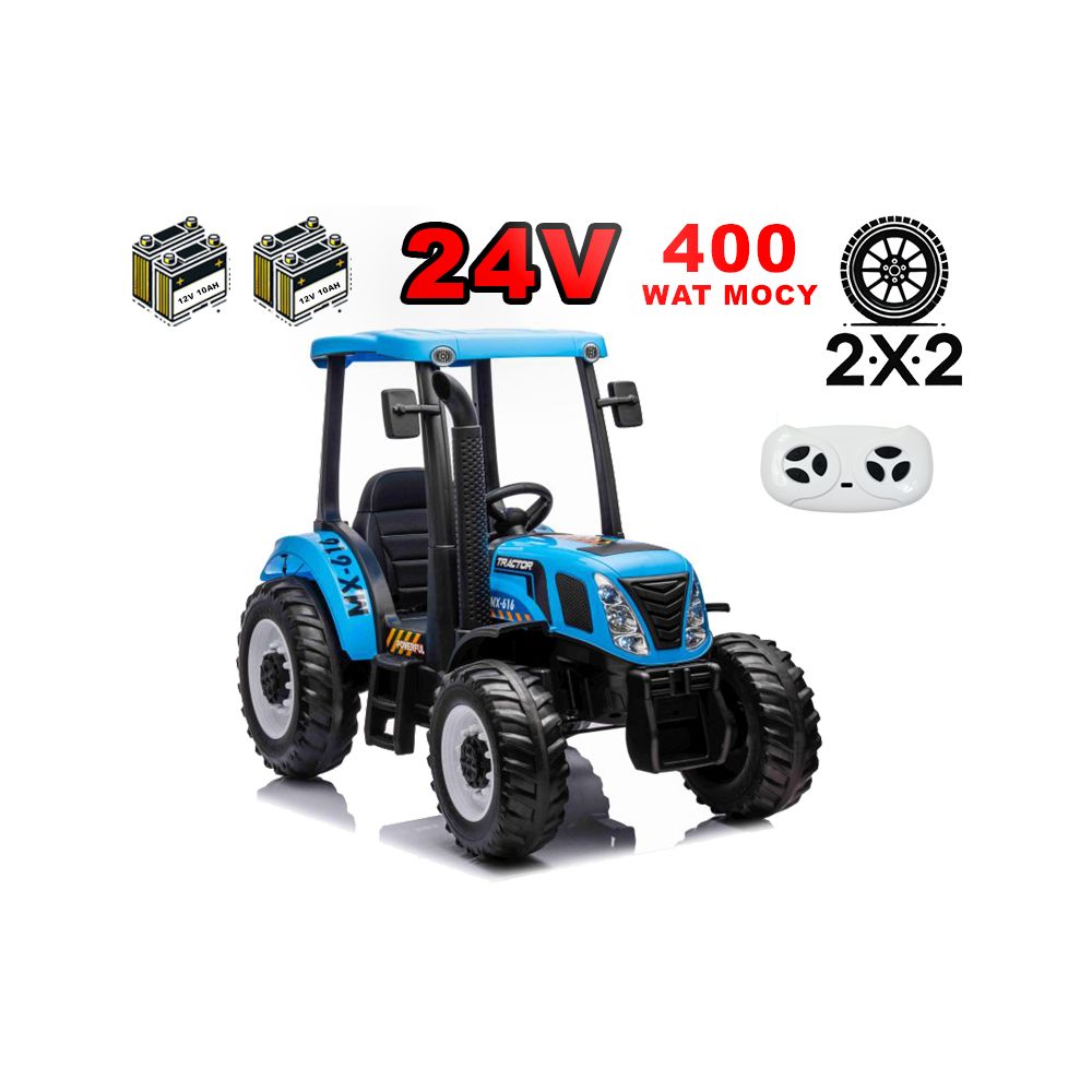 OLBRZYMI TRAKTOR MX-616 NA AKUMULATOR Z PILOTEM 24 V, 400 W/A011-24