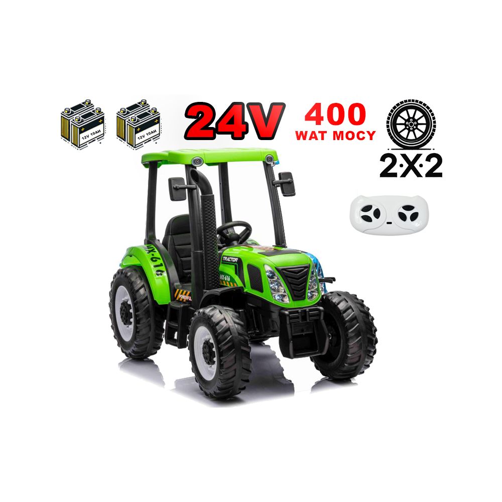 OLBRZYMI TRAKTOR MX-616 NA AKUMULATOR Z PILOTEM 24 V, 400 W/A011-24