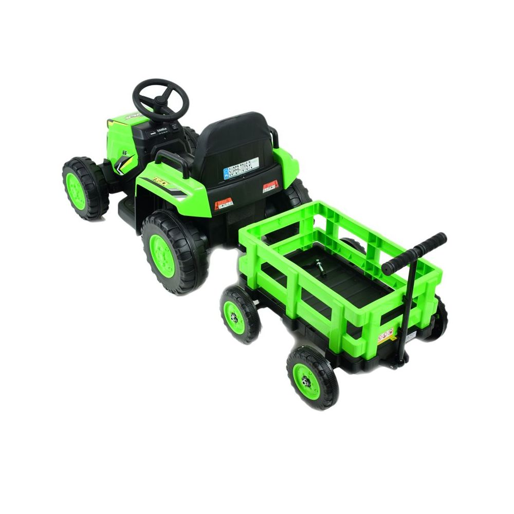 SUPER TRAKTOR "TRUCK"- NA AKUMULATOR Z PRZYCZEPĄ,WÓZEK,PILO T,APLIKACJA/DLSX18