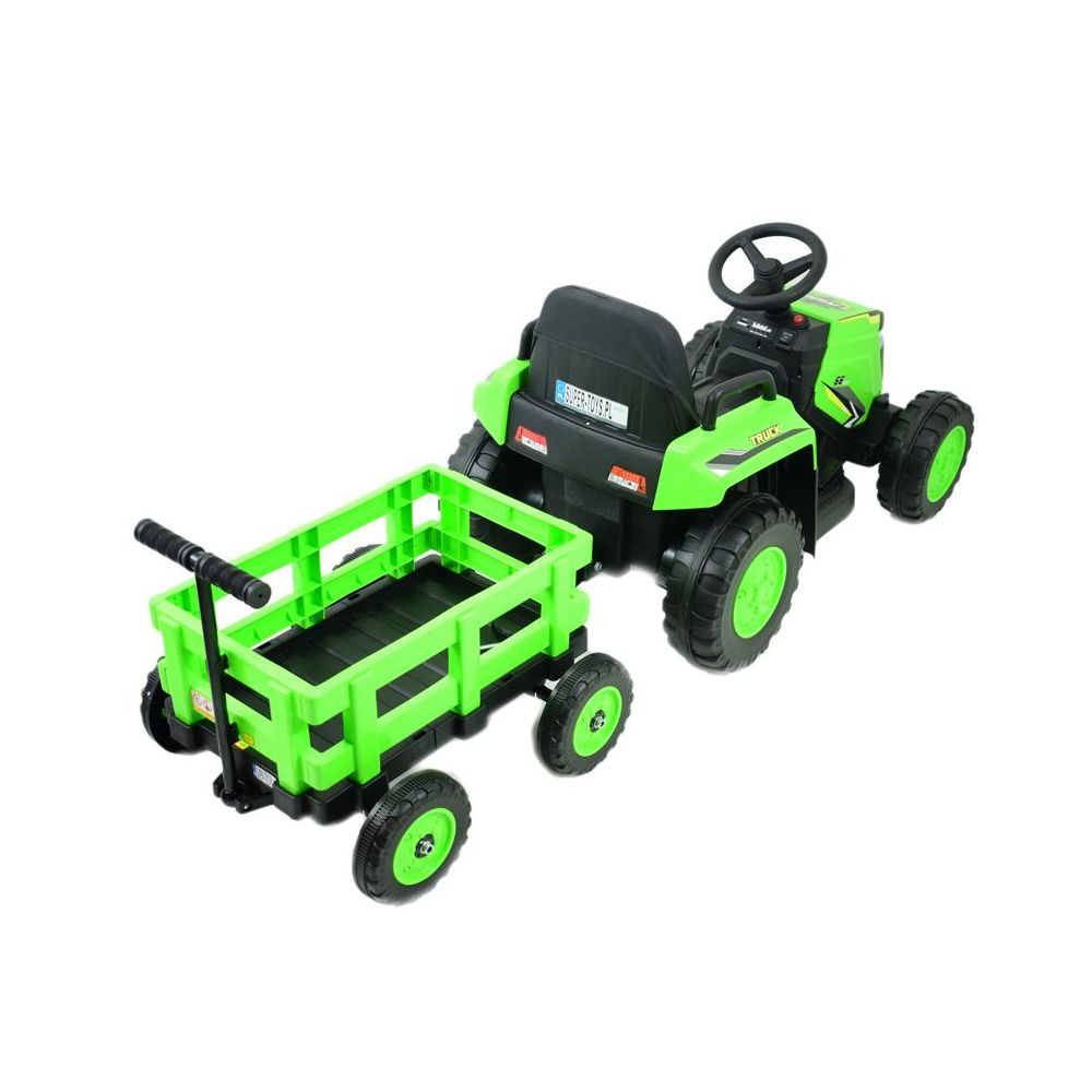 SUPER TRAKTORIUS „TRUCK“ – SU AKUMULIATORIUMI, PRIEKABA, VEŽIMĖLIS, PILOTAS, PROGRAMĖLĖ / DLSX18