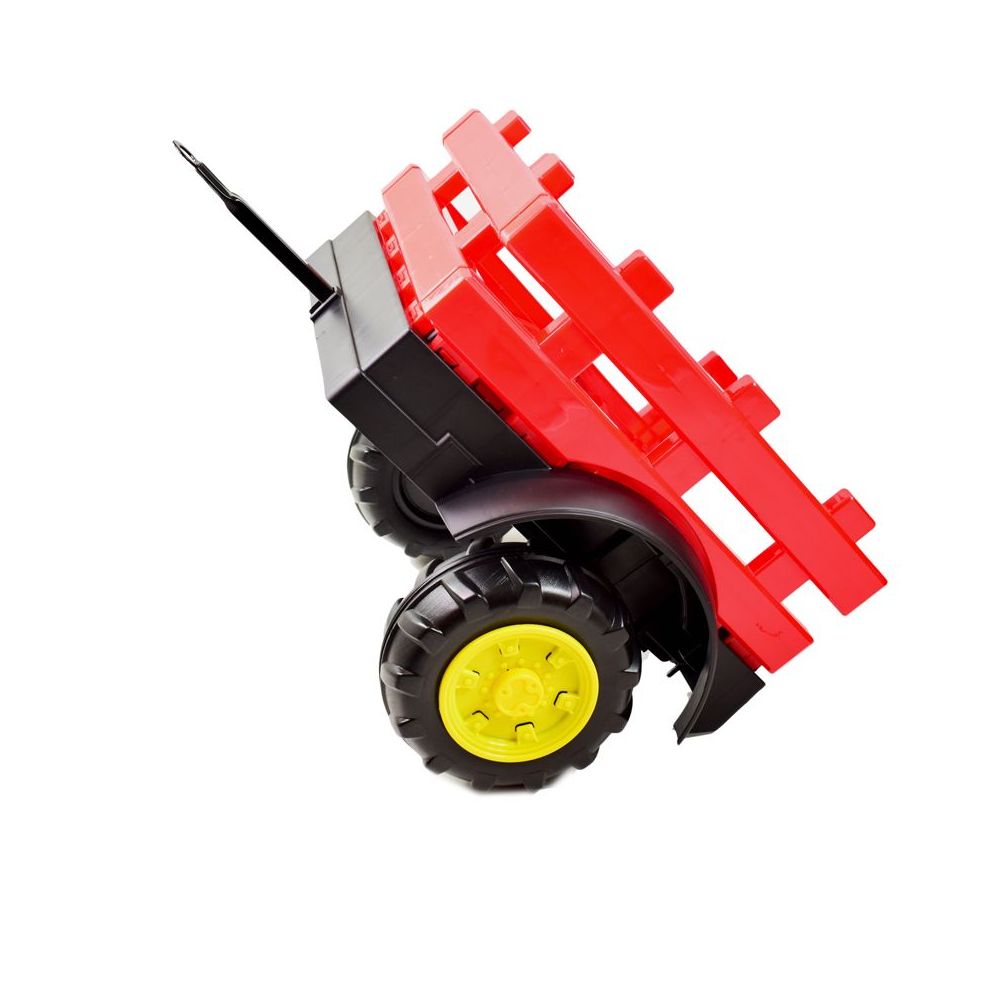WIELKI TRAKTOR HALLO BABY Z PRZYCZEPĄ, PILOT, APLIKACJA/T990