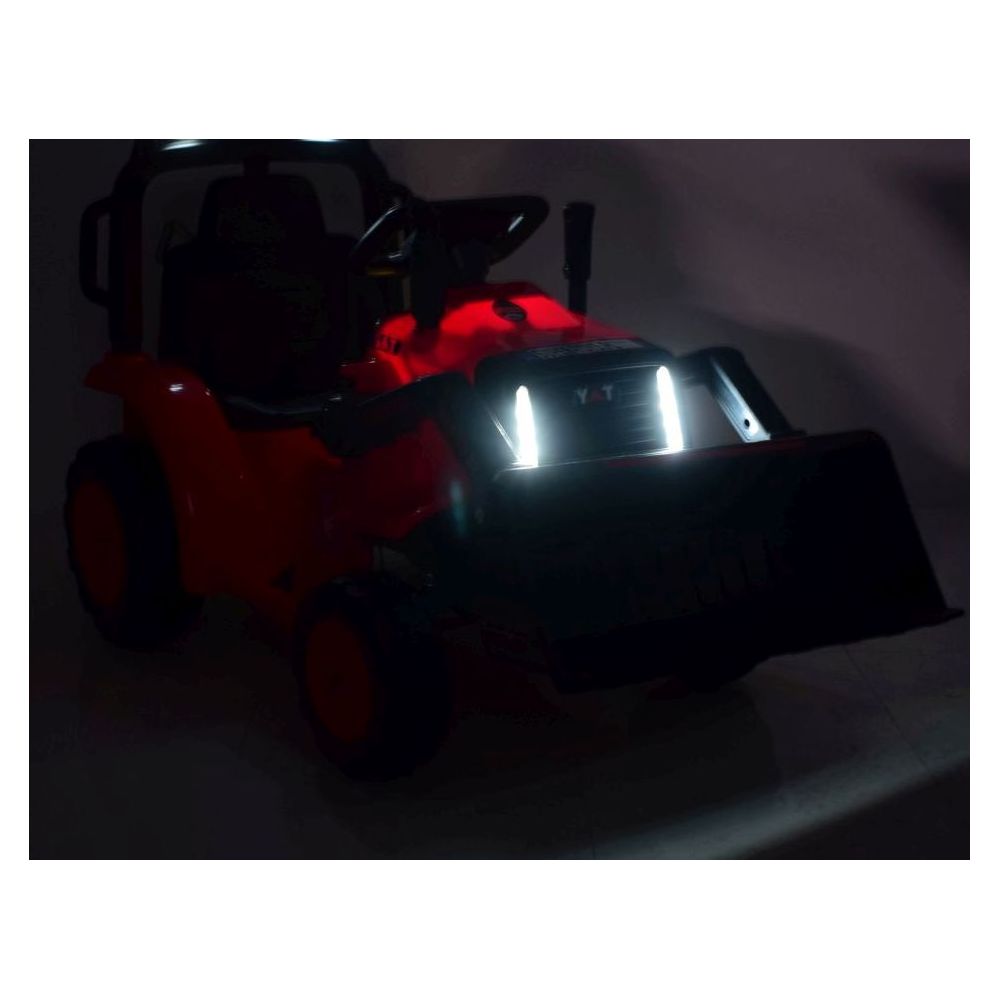 Super traktor z przyczepą i łyżką - na akumulator, pilot/aplikacja/YT1066