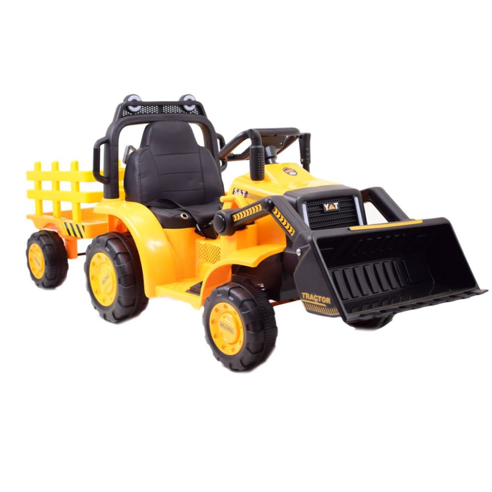 SUPER TRAKTOR Z ŁYŻKĄ YT - NA AKUMULATOR , PILOT, APLIKACJA/YT1066 Super traktor z przyczepą i łyżką,pilota, aplikacja/