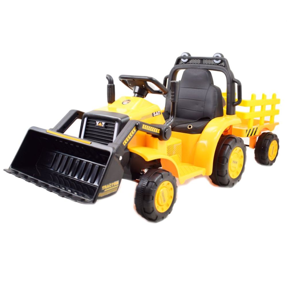 SUPER TRAKTOR Z ŁYŻKĄ YT - NA AKUMULATOR , PILOT, APLIKACJA/YT1066 Super traktor z przyczepą i łyżką,pilota, aplikacja/