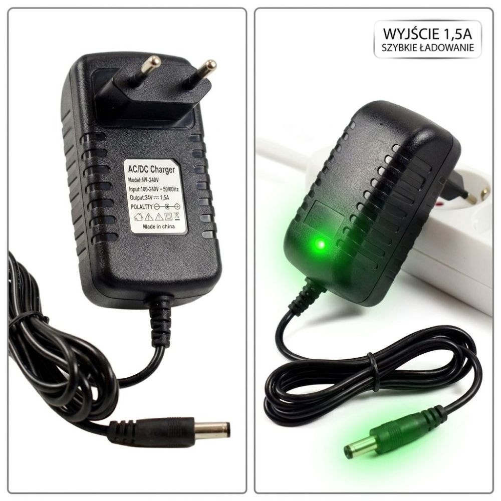 24 V MAITINIMO BLOKAS VAIKŲ TRANSPORTO PRIEMONĖMS / MAITINIMO BLOKAS-24V-KY-24V1500MA