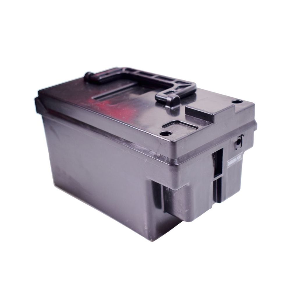 Lagaminas su 12 V, 10 Ah akumuliatoriumi, skirtas transporto priemonėms