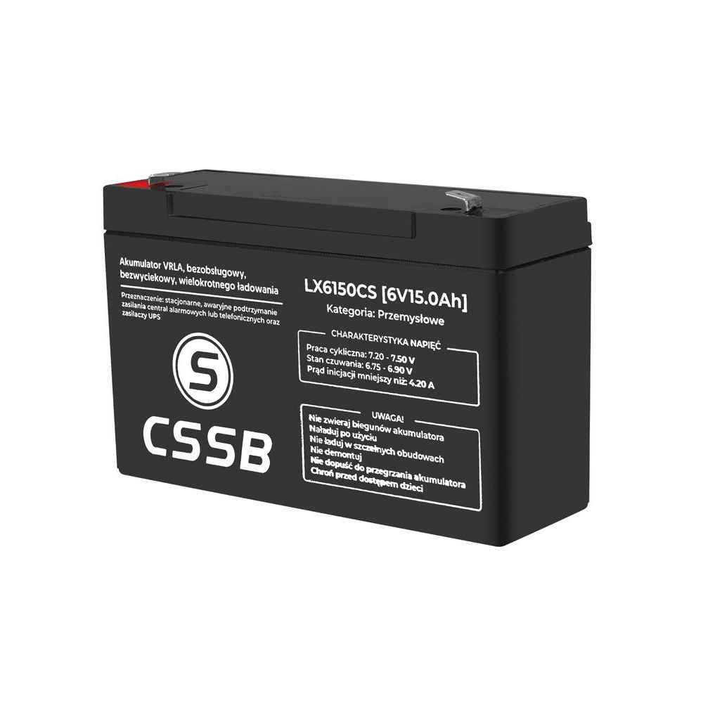 AKUMULATOR ŻELOWY 6V 15 Ah/LX6150CS