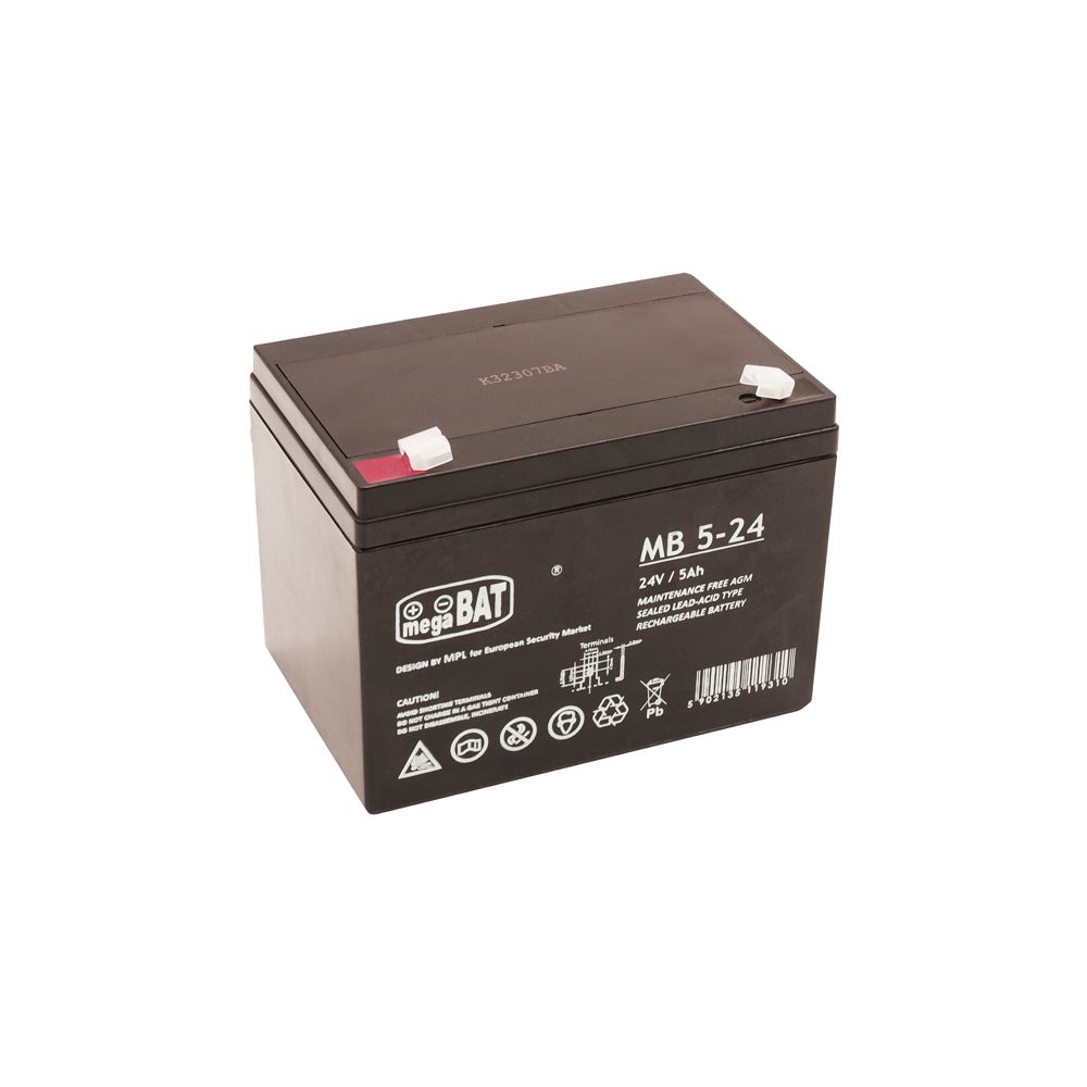 AKUMULATOR DO POJAZDÓW NA AKUMULATOR AGM-24V-5AH-MB-5-24