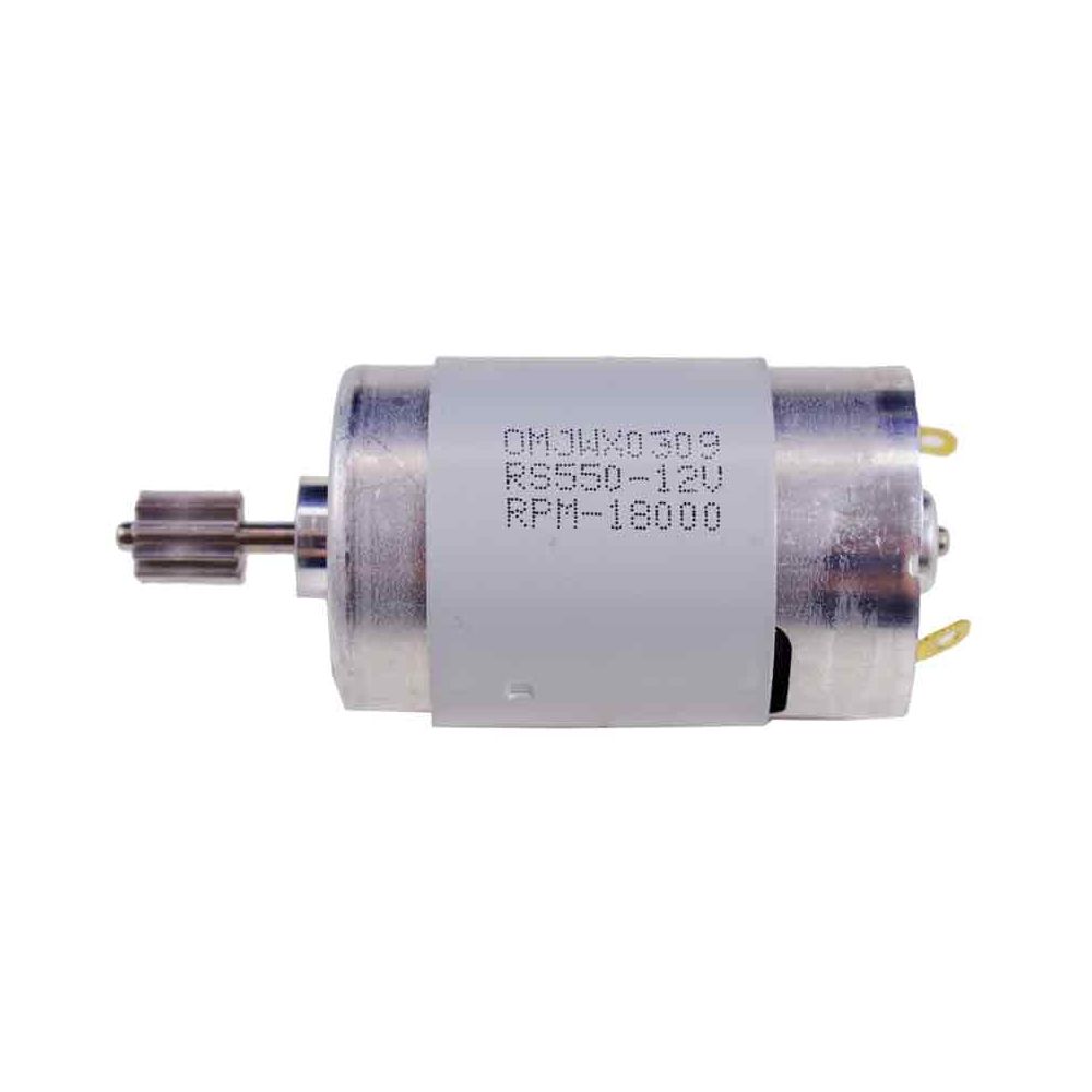 VARIKLIS AKUMULIATORINIAMS TRANSPORTO PRIEMONĖMS 12 V – RS550 – 18 000 aps/min – OMJWX309