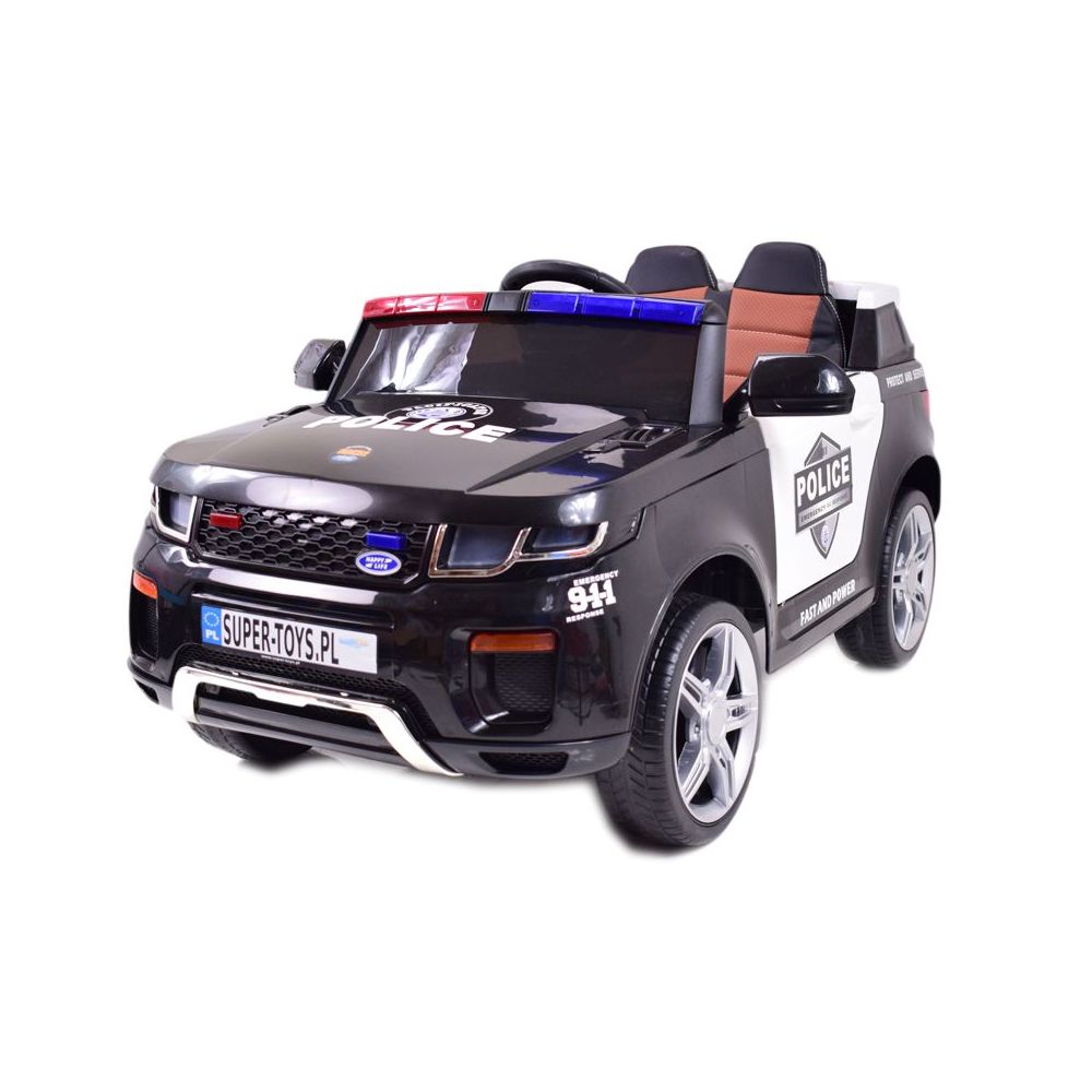 NAUJAUSIAS AKUMULIATORINIS POLICIJOS AUTOMOBILIS „PACIFICATOR“ – ŠVIESOS SIGNALAI, GARSO EFEKTAI, NUOTOLINIO VALDYMO PULTAS/BBH0