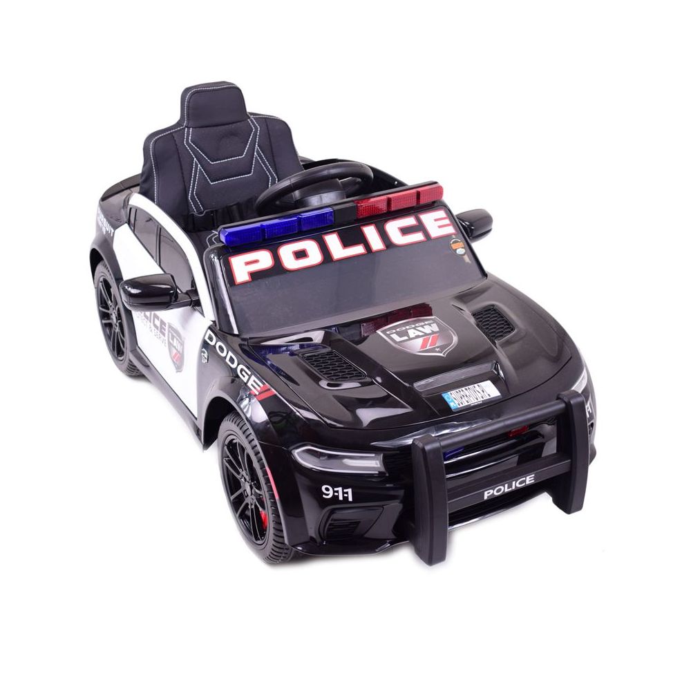 AUTO NA AKUMULATOR DODGE CHARGER POLICJA, KOGUTY, DŹWIĘKI, PILOT/ZB-911