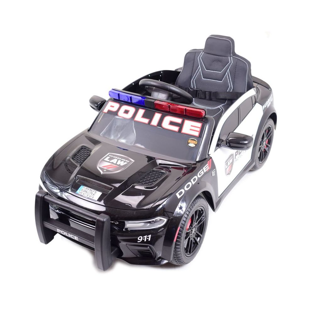 AUTO NA AKUMULATOR DODGE CHARGER POLICJA, KOGUTY, DŹWIĘKI, PILOT/ZB-911